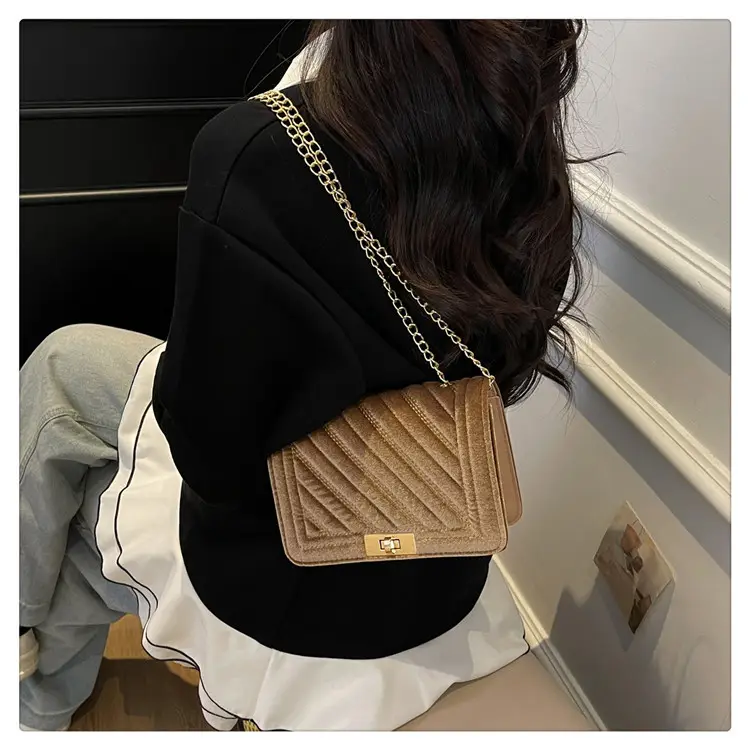 2025 Velvet Shoulder Bag Set 4 Colors — feature 17