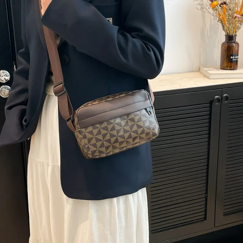 2025 Women's Square Shoulder Bag with Crossbody Strap - Image 9