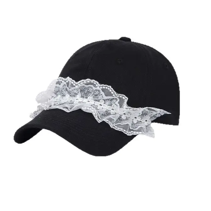 Lace Baseball Cap for Women Summer Fresh Duckbill Hat - Image 6