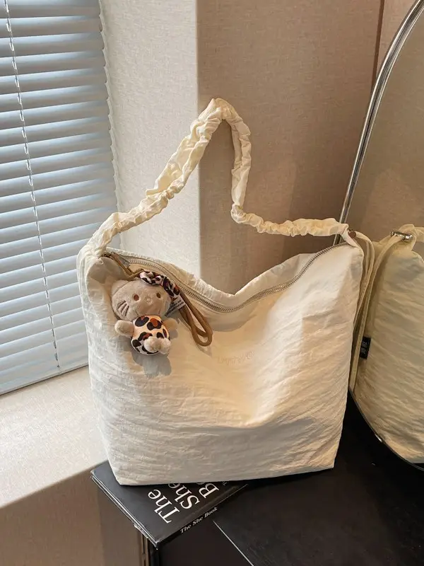 Light Blue Shoulder Bag for Women 2025 Summer Fashion - Image 12