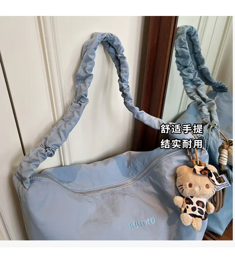 Light Blue Shoulder Bag for Women 2025 Summer Fashion — feature 3