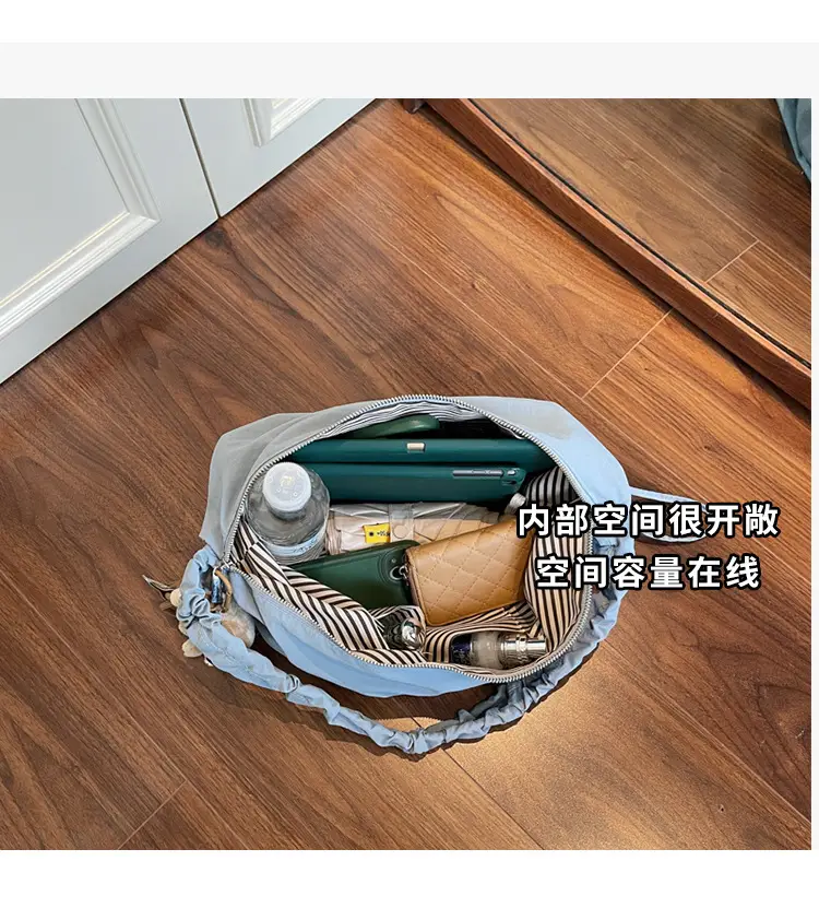 Light Blue Shoulder Bag for Women 2025 Summer Fashion — feature 7