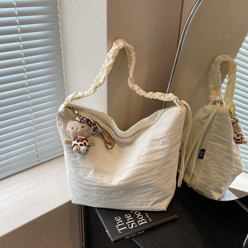 Light Blue Shoulder Bag for Women 2025 Summer Fashion - Image 2