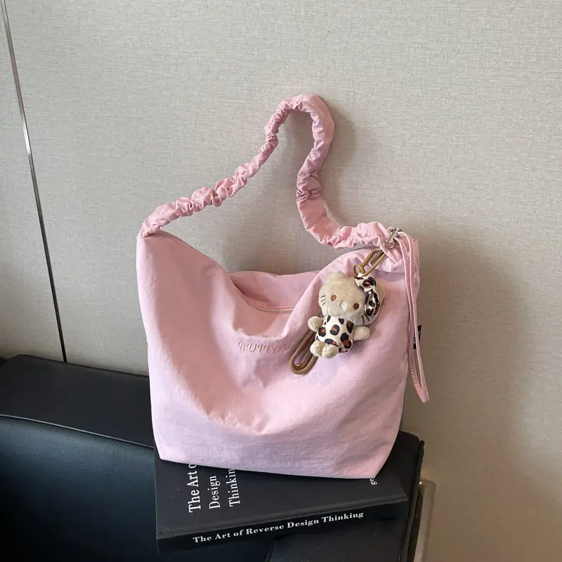 Light Blue Shoulder Bag for Women 2025 Summer Fashion - Image 3