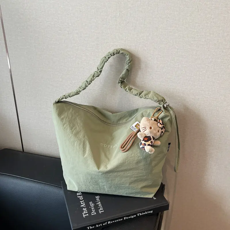 Light Blue Shoulder Bag for Women 2025 Summer Fashion - Image 4