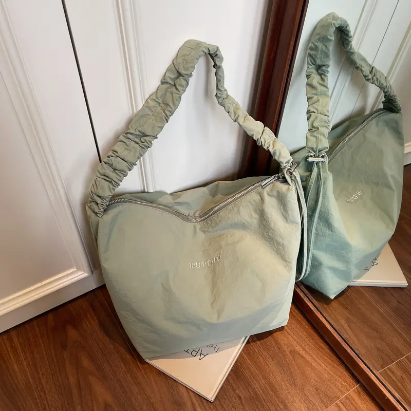 Light Blue Shoulder Bag for Women 2025 Summer Fashion - Image 9