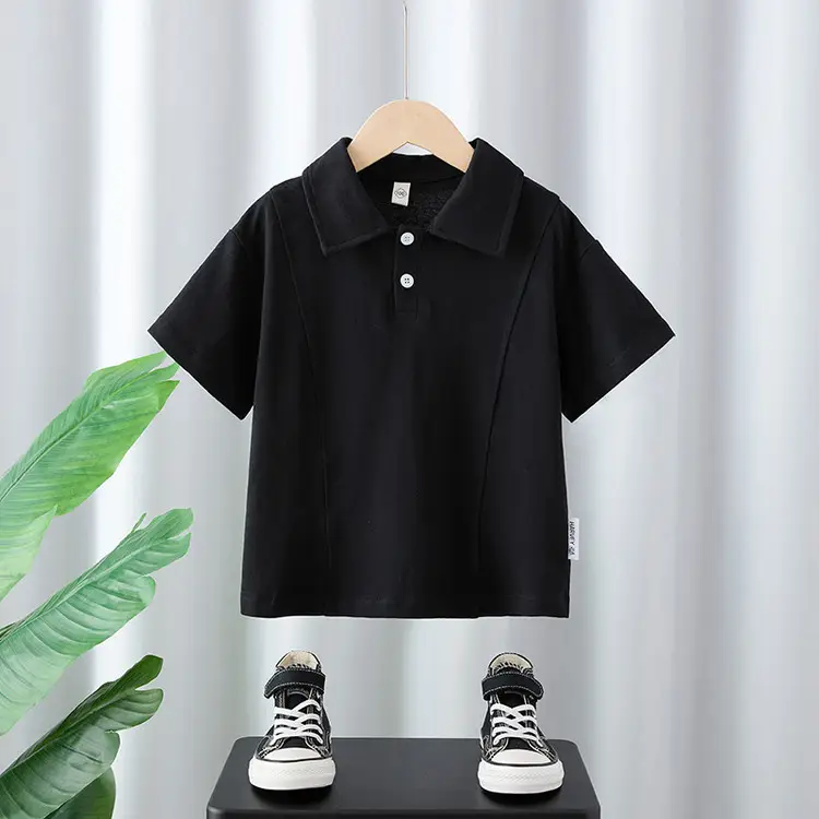 Boys Navy Polo T-Shirt Short Sleeve 2025 - Image 6