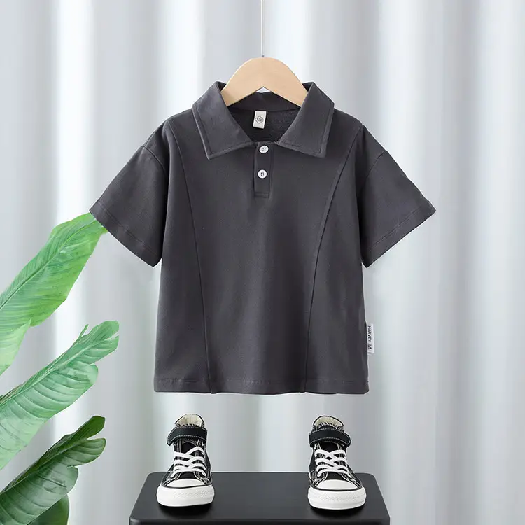 Boys Navy Polo T-Shirt Short Sleeve 2025 - Image 7
