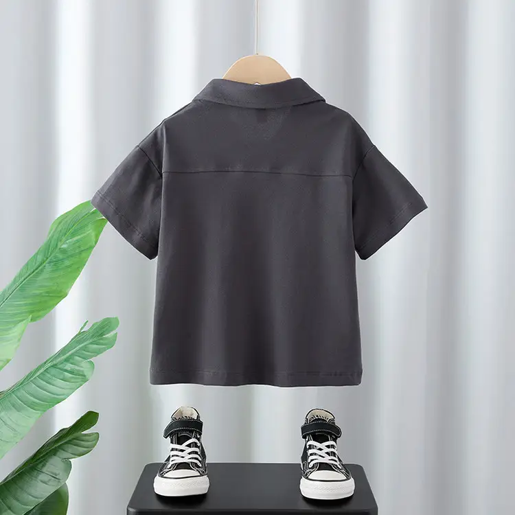 Boys Navy Polo T-Shirt Short Sleeve 2025 - Image 8