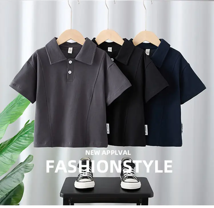 Boys Navy Polo T-Shirt Short Sleeve 2025 — feature 1