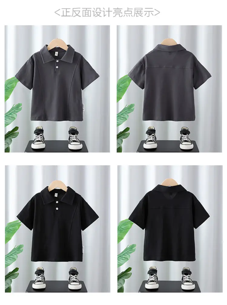 Boys Navy Polo T-Shirt Short Sleeve 2025 — feature 2