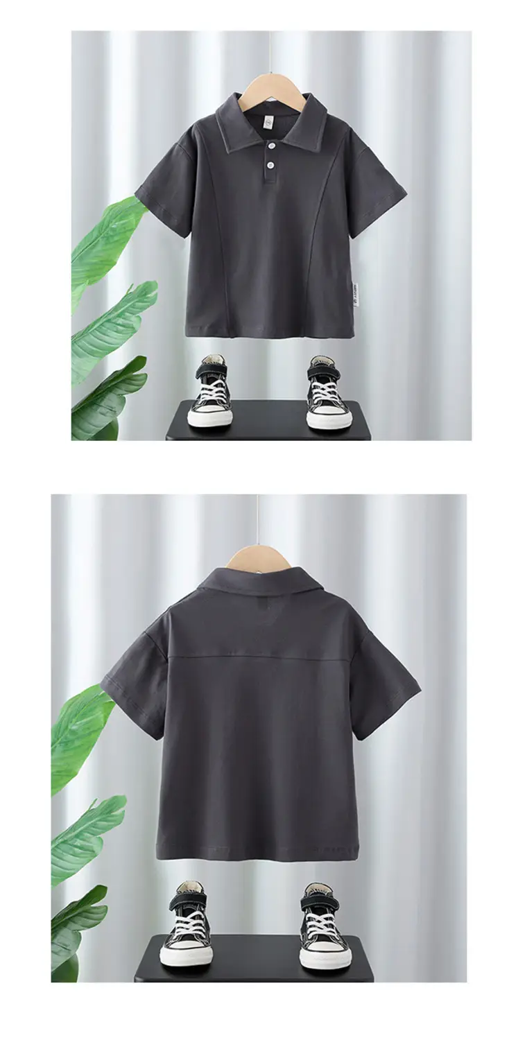 Boys Navy Polo T-Shirt Short Sleeve 2025 — feature 9
