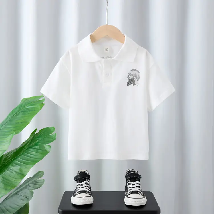 Boys T-Shirt White Graphic Short Sleeve Summer Wear - Image 7