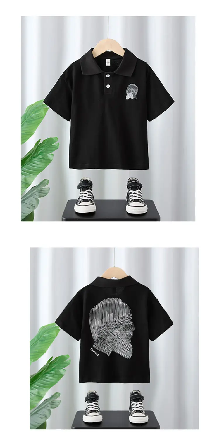 Boys T-Shirt White Graphic Short Sleeve Summer Wear — feature 8