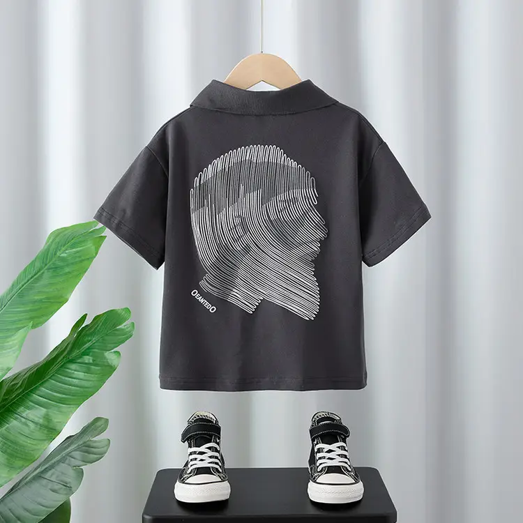 Boys T-Shirt White Graphic Short Sleeve Summer Wear - Image 2