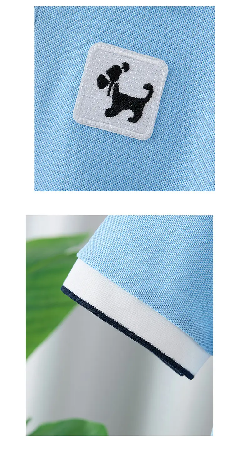 Boys Light Blue Polo Shirt Medium Large Summer 2025 — feature 12