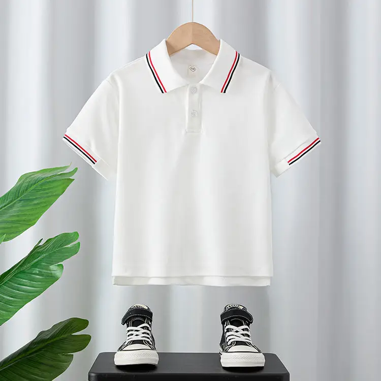 Boys Light Blue Polo Shirt 2025 Medium Large - Image 2