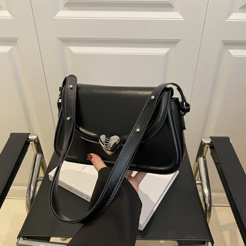 Brown Leather Crossbody Bag for Women - Image 9