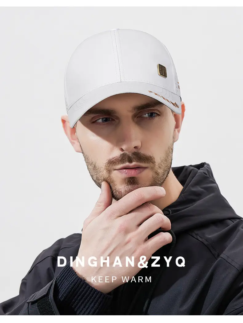 Men Mesh Cap Black Summer Outdoor Visor — feature 10