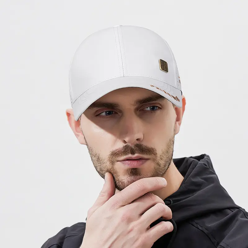 Men Mesh Cap Black Summer Outdoor Visor