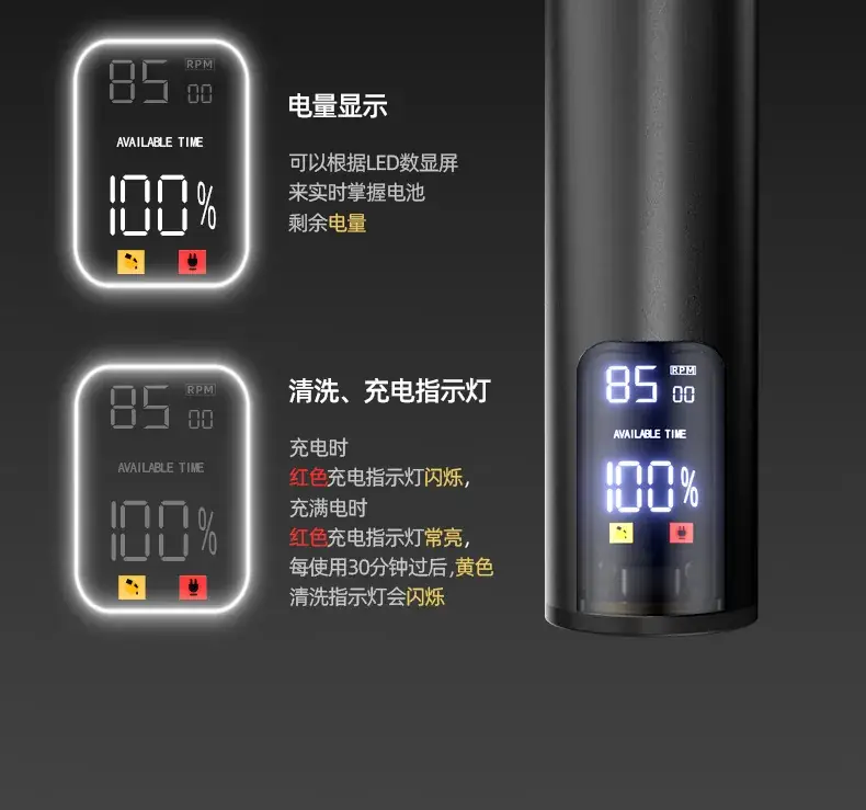 Electric Hair Clipper with Oil Control & Multiple Blades — feature 12