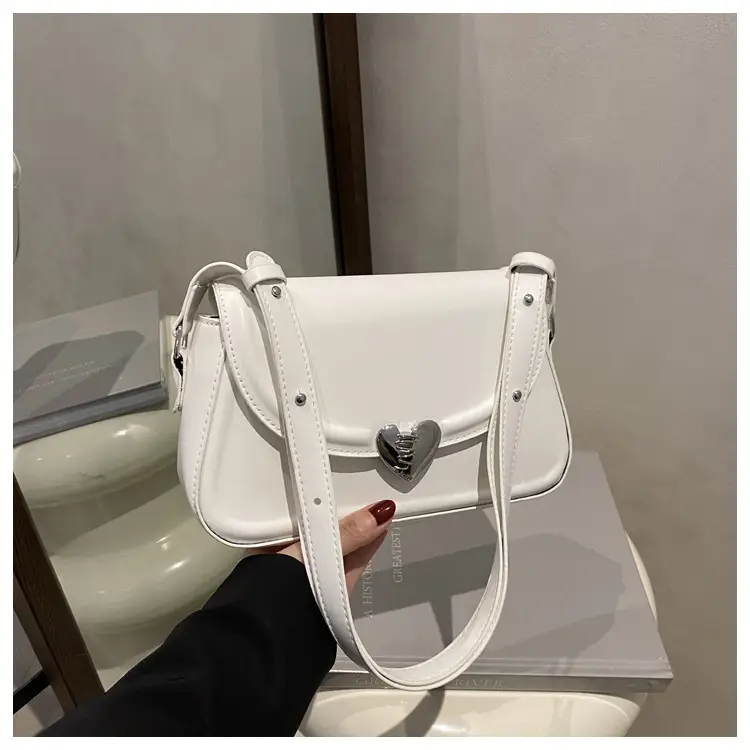 Pink Heart Lock Shoulder Bag for Women 2023 — feature 25