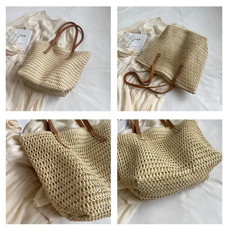 Women's Straw Shoulder Bag Large Capacity Korean Style — feature 8