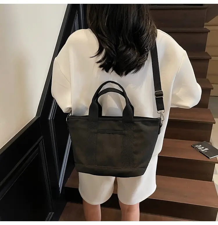 Canvas Shoulder Bag Large Capacity Casual Tote — feature 21