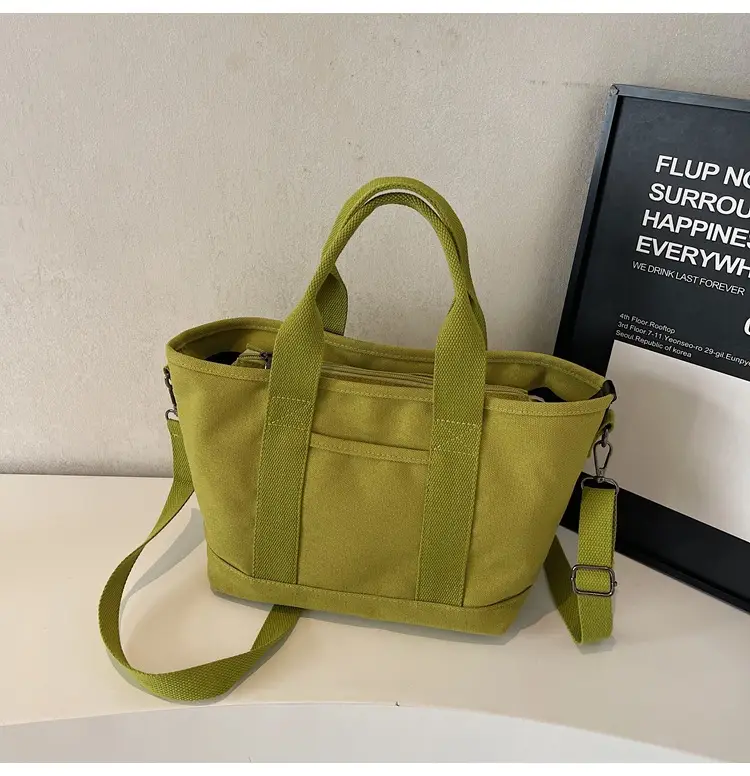 Canvas Shoulder Bag Large Capacity Casual Tote — feature 28