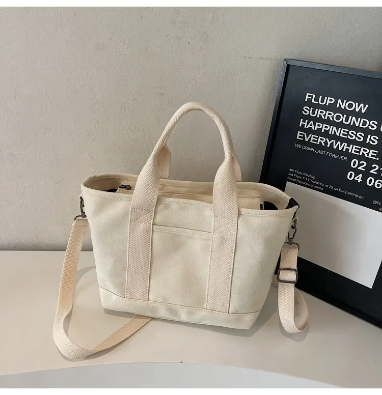 Canvas Shoulder Bag Large Capacity Casual Tote — feature 31