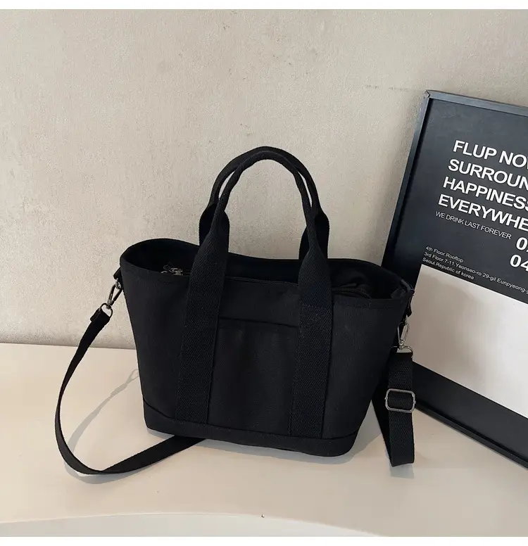 Canvas Shoulder Bag Large Capacity Casual Tote — feature 33