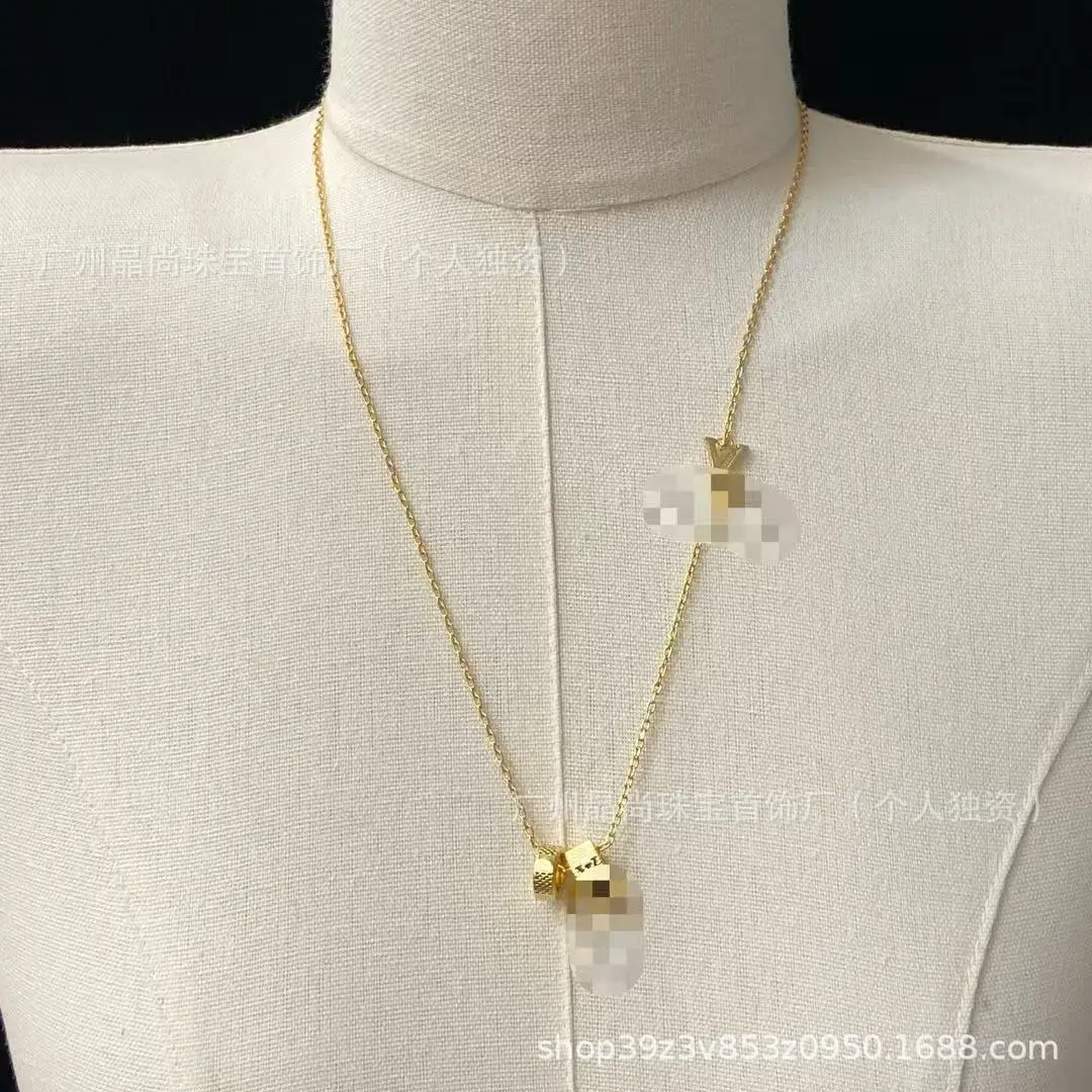 2025 New Product L's Silver 3-Piece Clover Necklace — feature 27