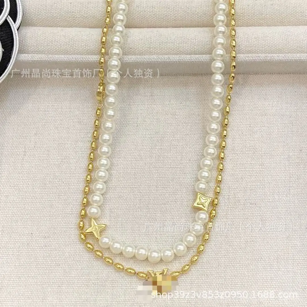 2025 New Product L's Silver 3-Piece Clover Necklace - Image 36