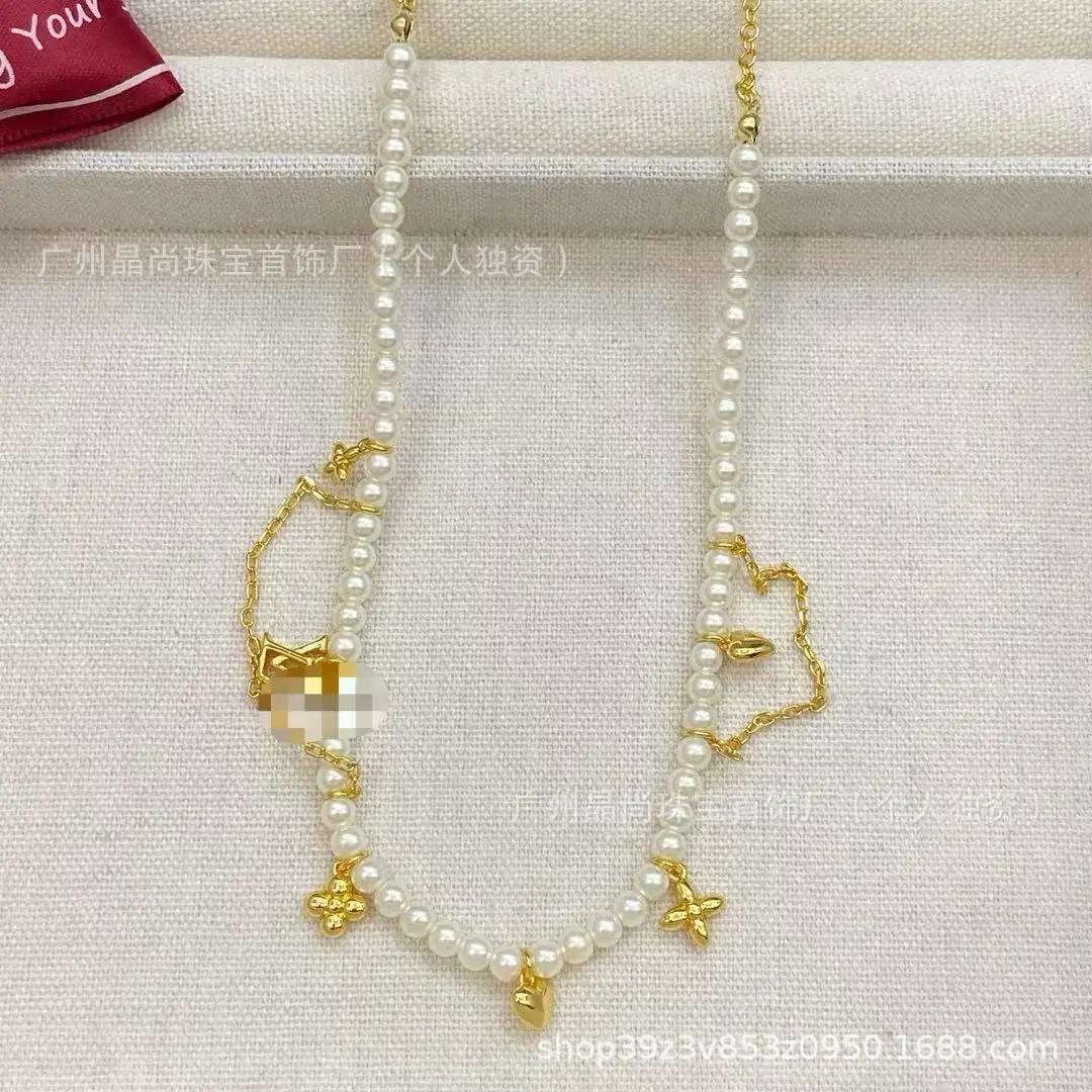 2025 New Product L's Silver 3-Piece Clover Necklace - Image 37