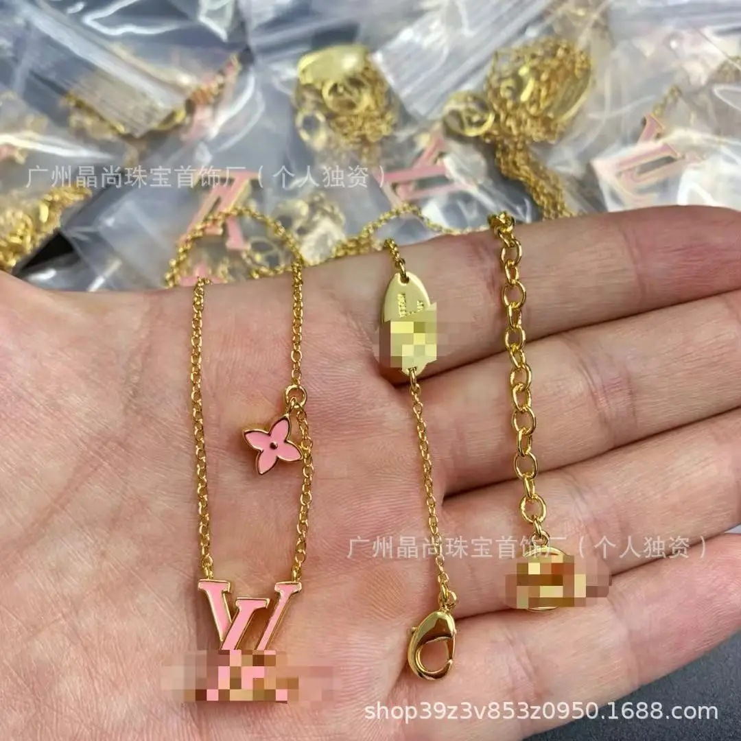2025 New Product L's Silver 3-Piece Clover Necklace - Image 49