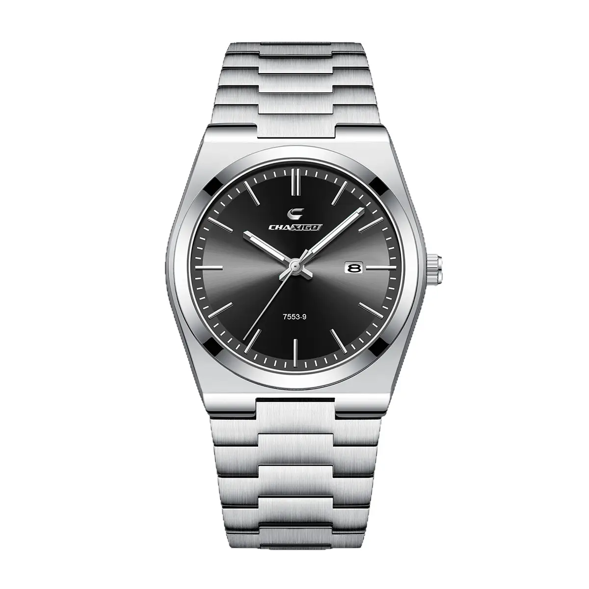 Men's Ultra-Thin Luminous Quartz Watch with Stainless Steel Band - Image 10
