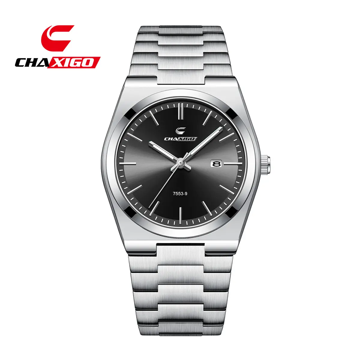 Men's Ultra-Thin Luminous Quartz Watch with Stainless Steel Band - Image 2