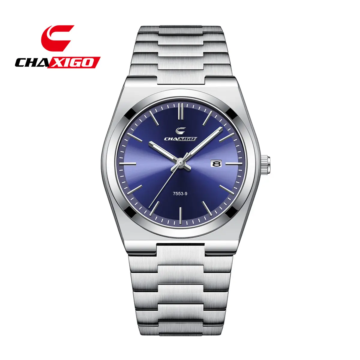 Men's Ultra-Thin Luminous Quartz Watch with Stainless Steel Band - Image 5