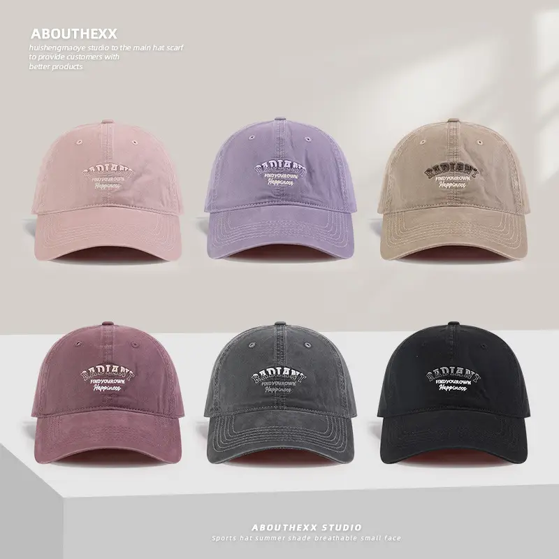 Japanese Retro Duckbill Cap Women Black
