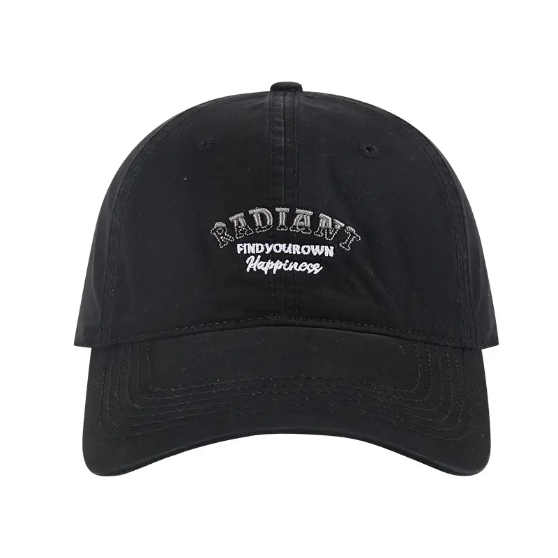 Japanese Retro Duckbill Cap Women Black