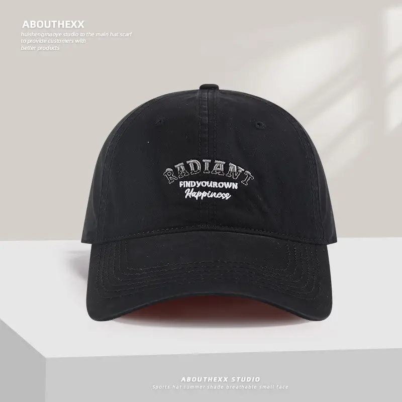 Japanese Retro Duckbill Cap Women Black