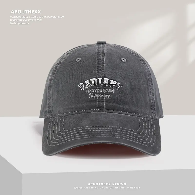 Japanese Retro Duckbill Cap Women Black