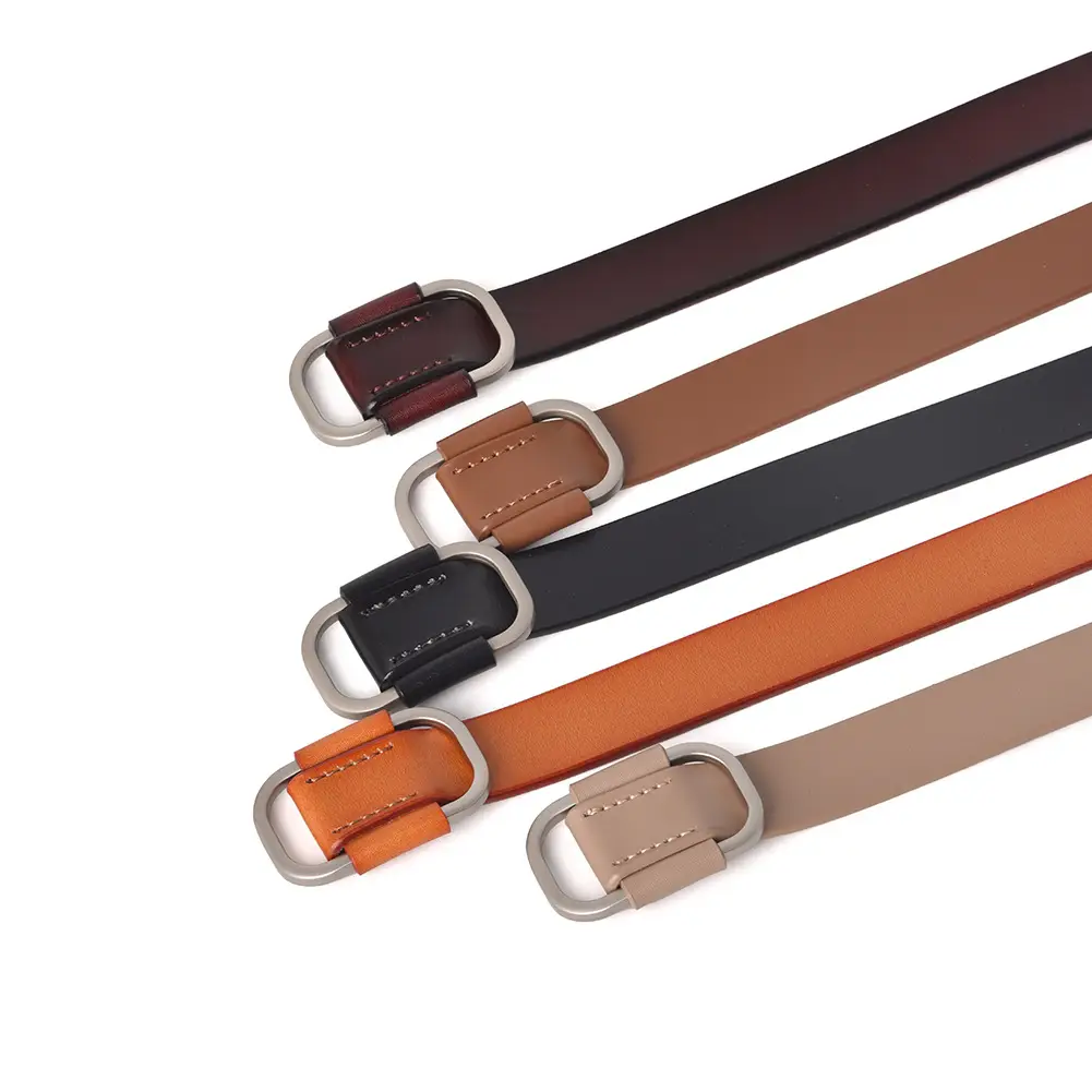 Caramel Genuine Leather Women's Belt