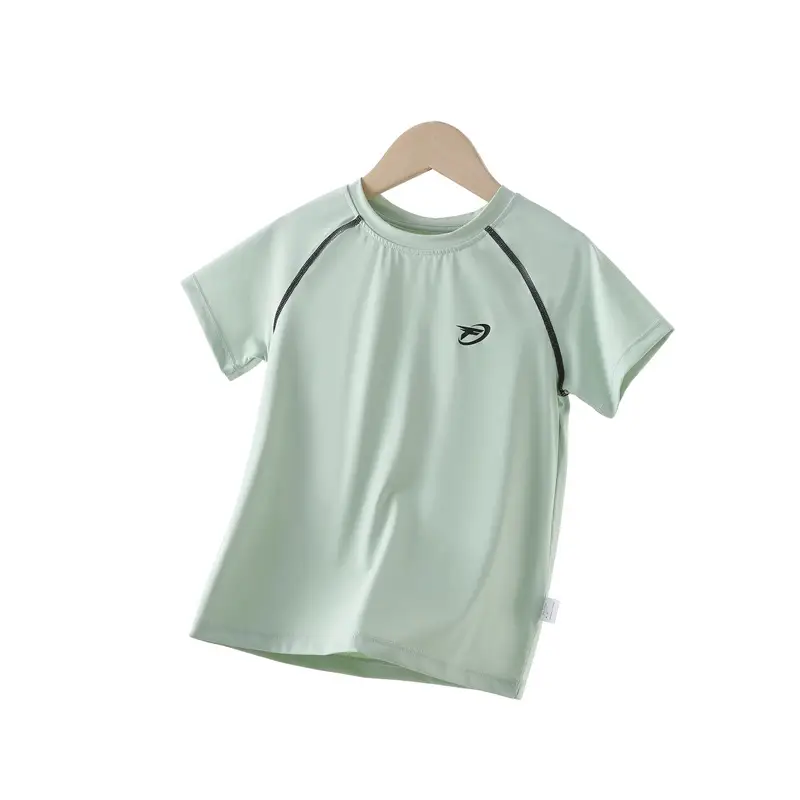 Boys Sun Protection T-Shirt Black Medium Large - Image 14