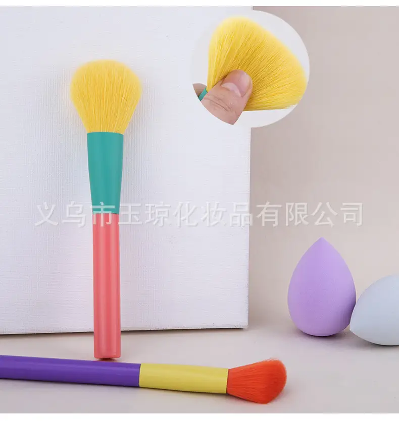 Cross-border Makeup Brushes 10 Colors Soft Wool Foundation Blush Egg Powder Puff — feature 11