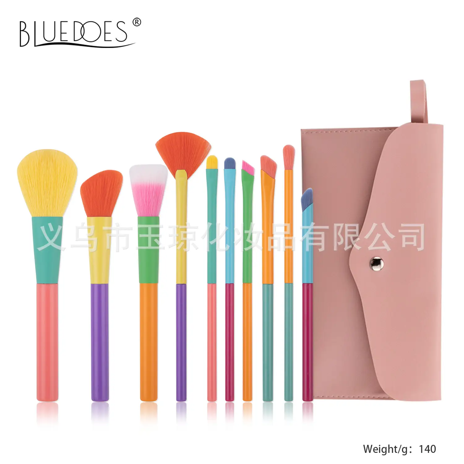 Cross-border Makeup Brushes 10 Colors Soft Wool Foundation Blush Egg Powder Puff