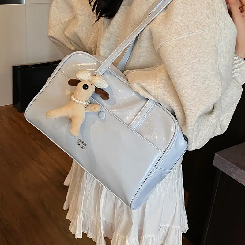 Retro Pink Unicorn Shoulder Bag Women 2026 - Image 9