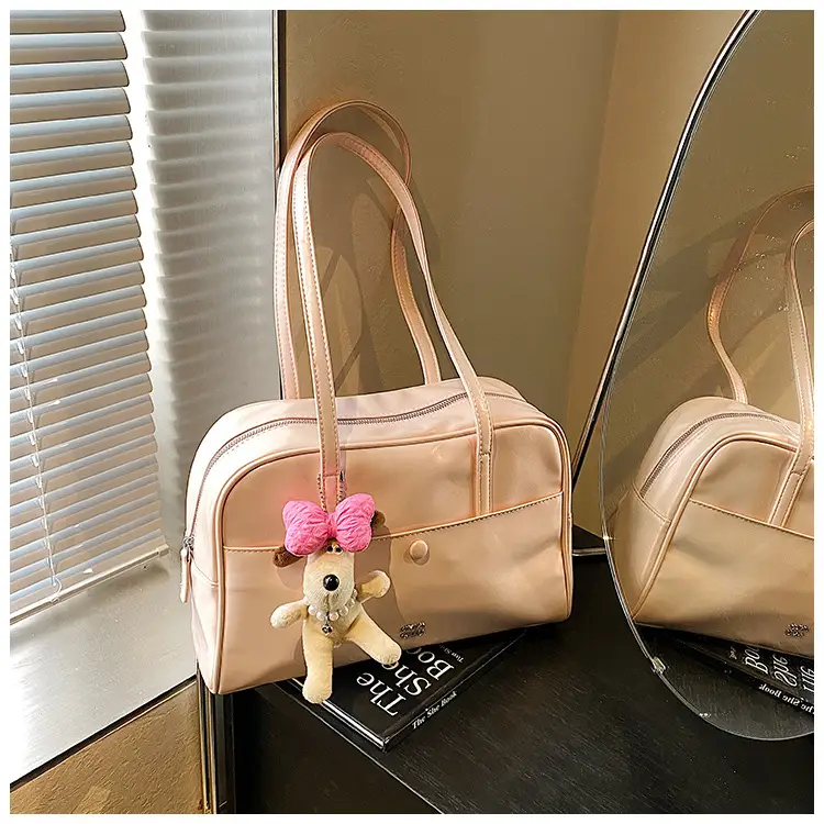 Retro Pink Unicorn Shoulder Bag Women 2026 - Image 2