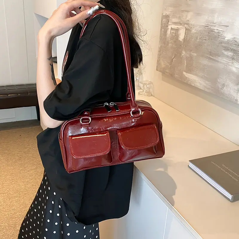 Green Korean Style Shoulder Bag 2025 New - Image 8