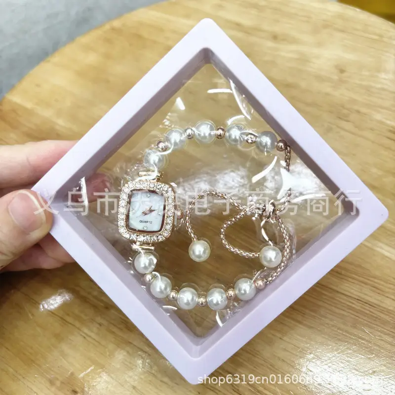2025 Pearl Bracelet Watch for Women Round Shell Design - Image 3